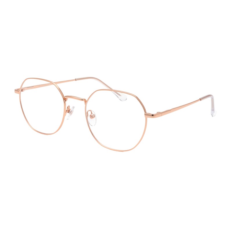 Polygon Rose Gold Eyeglasses