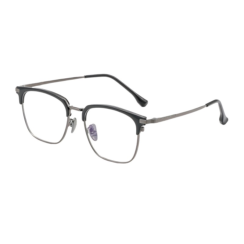 Browline Black/Gunmetal Eyeglasses