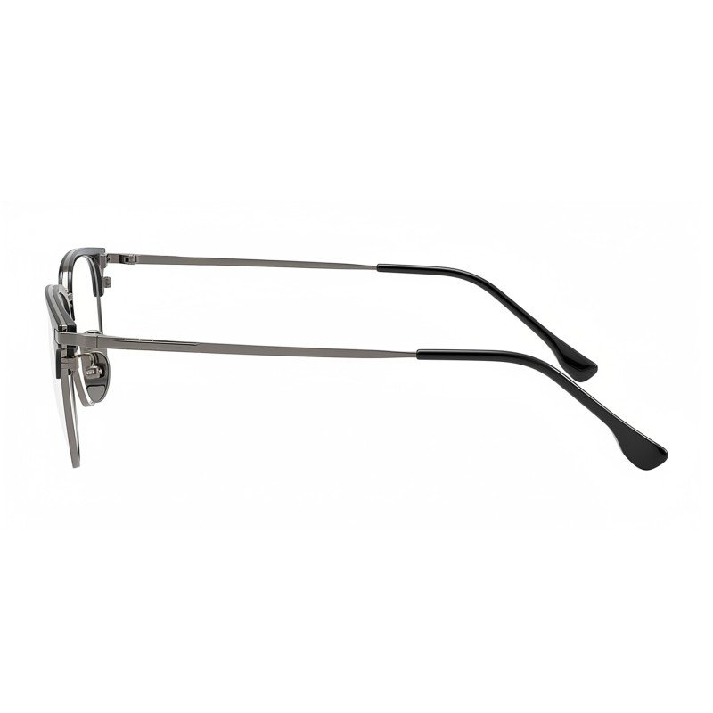 Browline Black/Gunmetal Eyeglasses