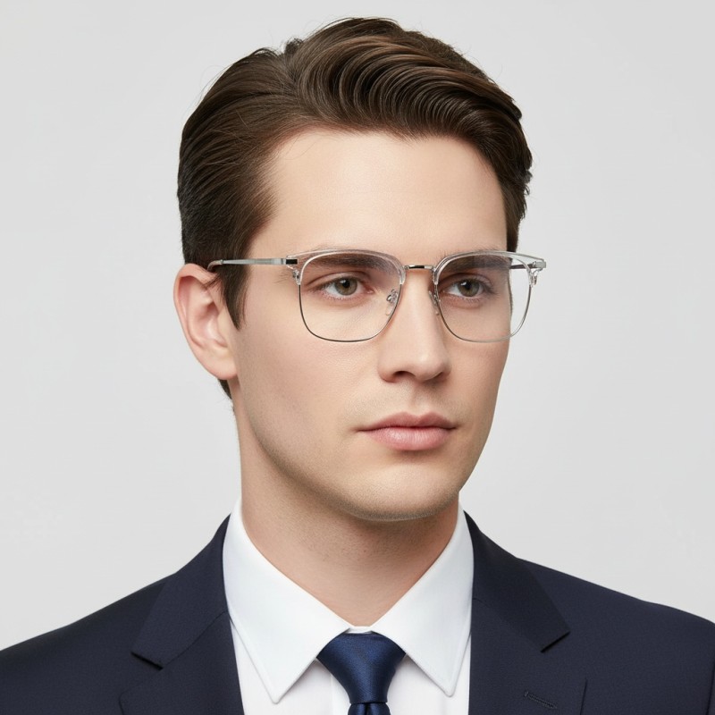 Browline Clear Eyeglasses