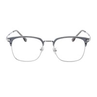 Browline Gray Eyeglasses