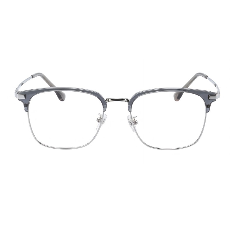 Browline Gray Eyeglasses
