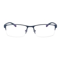 Rectangle Blue Eyeglasses