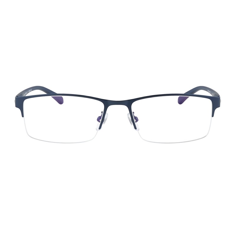 Rectangle Blue Eyeglasses