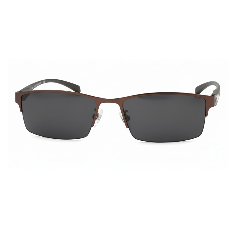 Rectangle Brown Eyeglasses