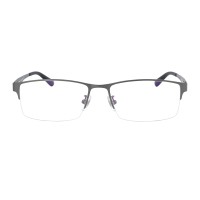 Herbert - Rectangle Gunmetal Eyeglasses