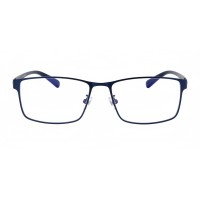 Rectangle Blue Eyeglasses
