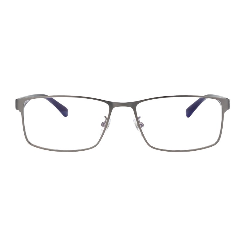 Rectangle Gunmetal Eyeglasses