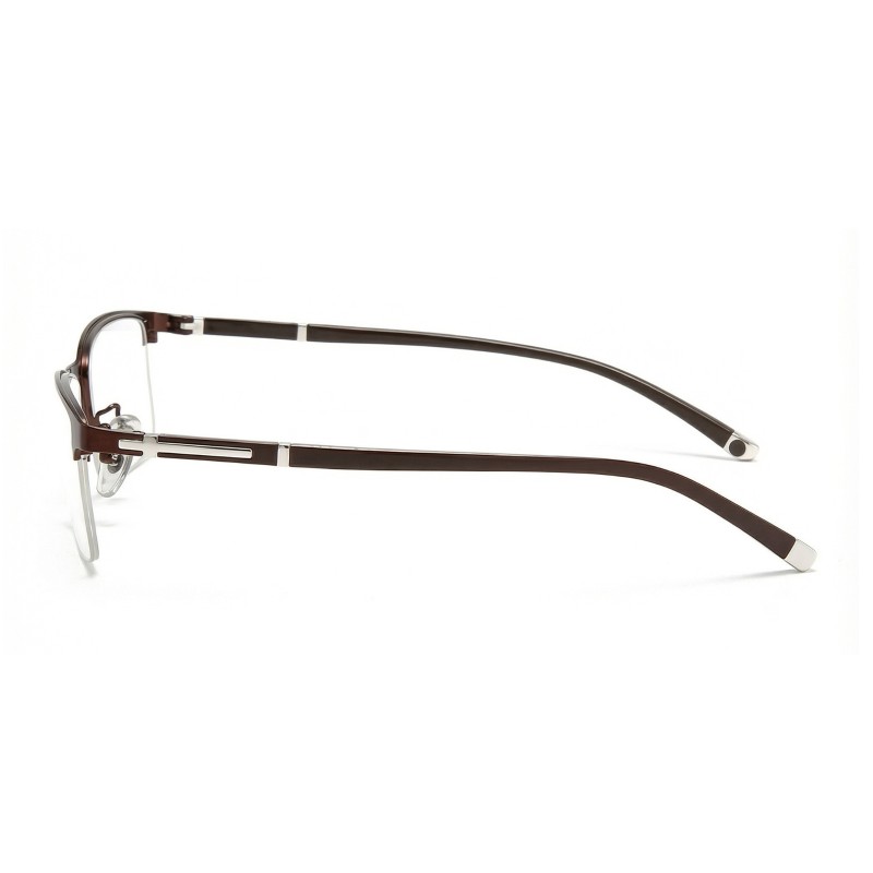 Rectangle Brown Eyeglasses