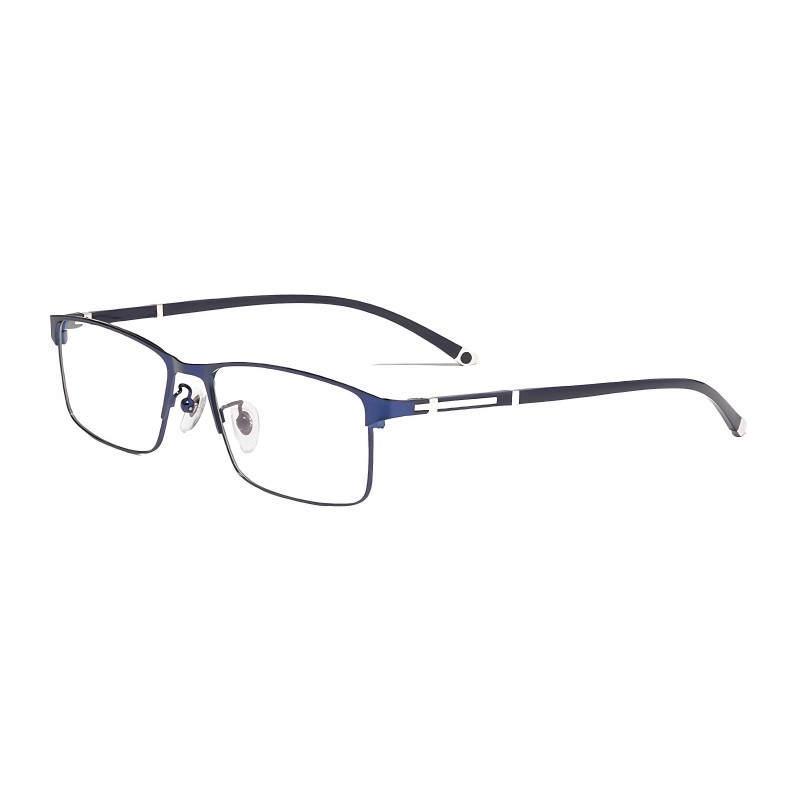 Rectangle Blue Eyeglasses