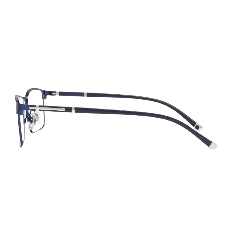 Rectangle Blue Eyeglasses