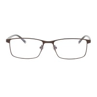 Rectangle Brown Eyeglasses