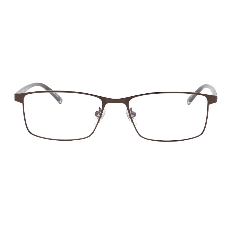 Rectangle Brown Eyeglasses