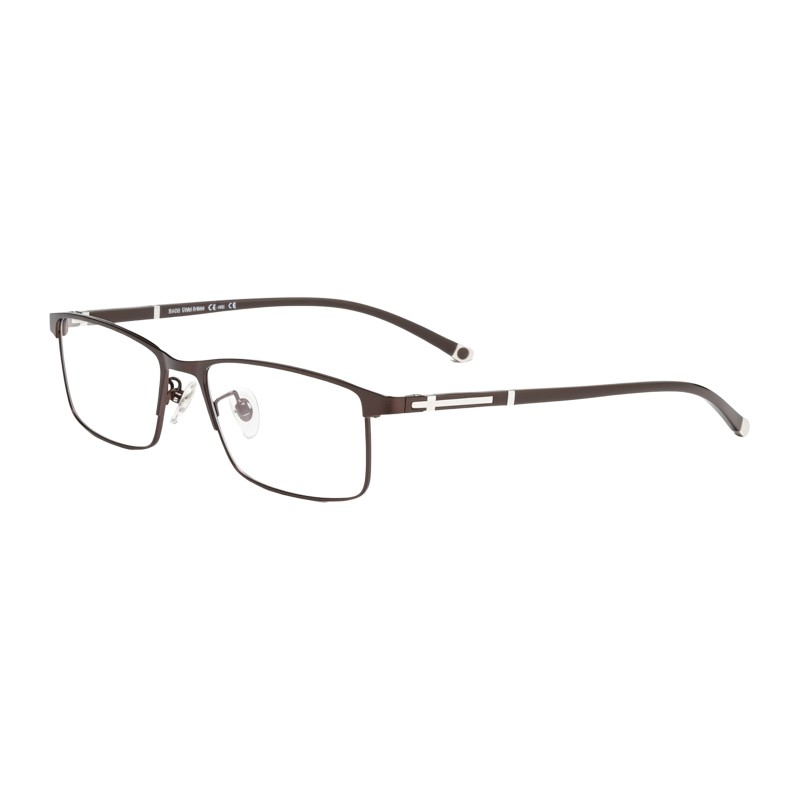 Rectangle Brown Eyeglasses