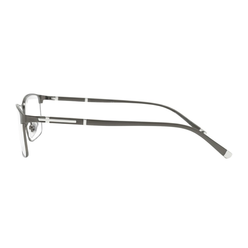 Rectangle Gunmetal Eyeglasses