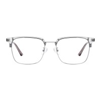 Browline Gray Eyeglasses
