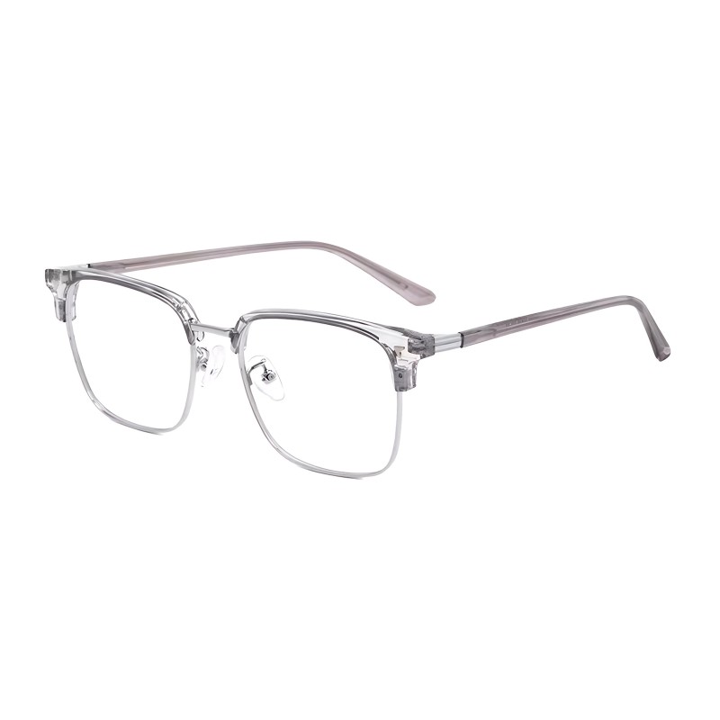 Browline Gray Eyeglasses