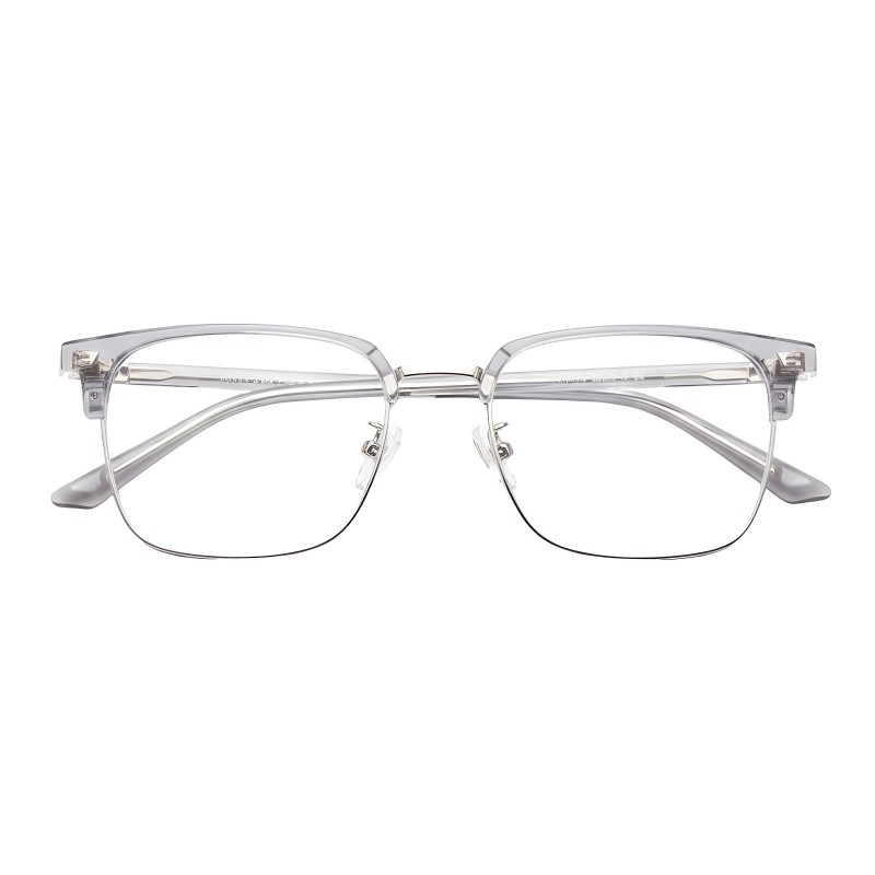 Browline Gray Eyeglasses