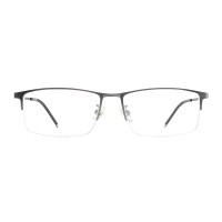 Rectangle Gunmetal Eyeglasses