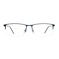 Rectangle Blue Eyeglasses