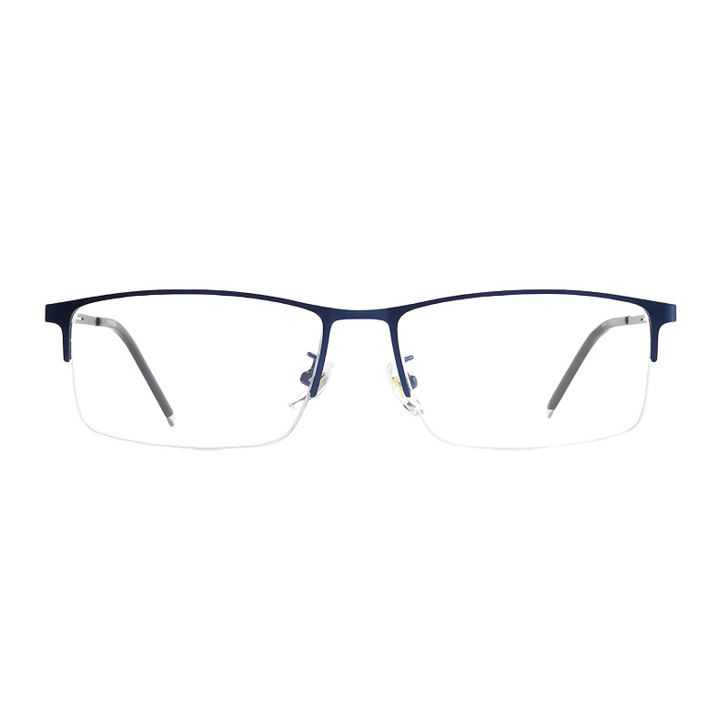 Rectangle Blue Eyeglasses