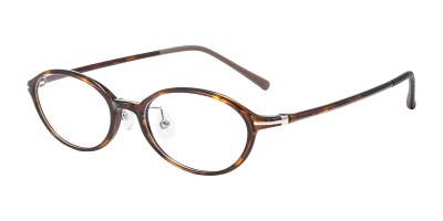 Oval Tortoise Eyeglasses