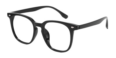 Square Black Eyeglasses