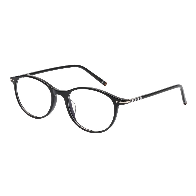 Oval Black Eyeglasses