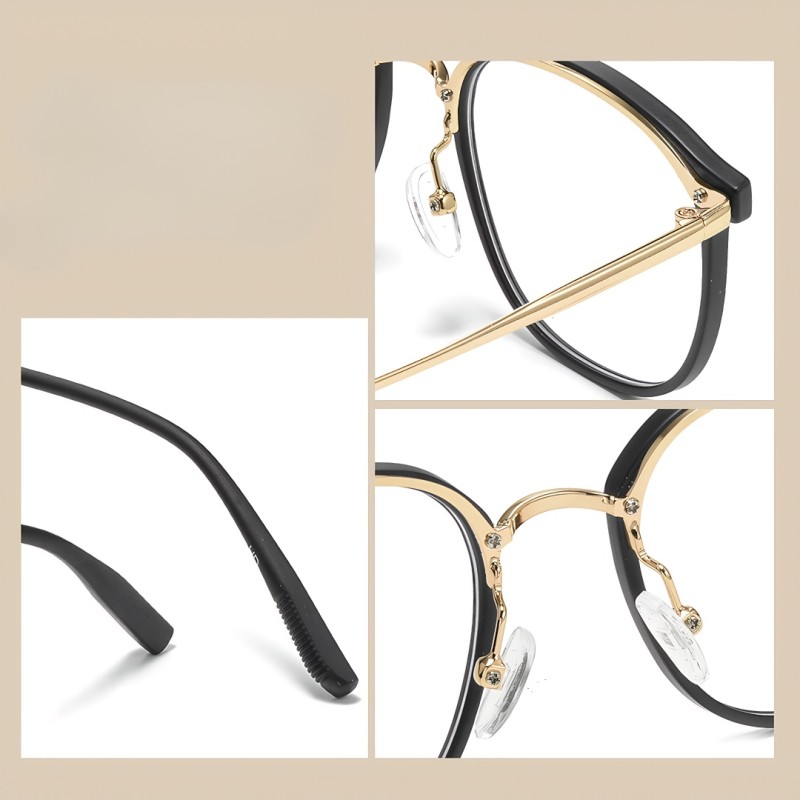 Square Black Eyeglasses