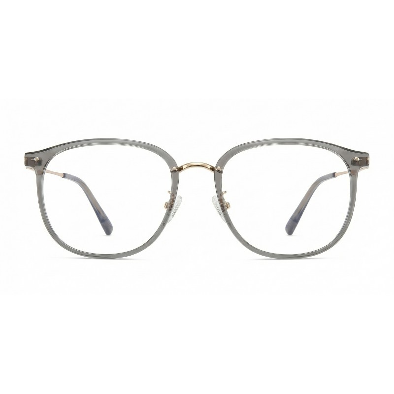 Square Gray Eyeglasses