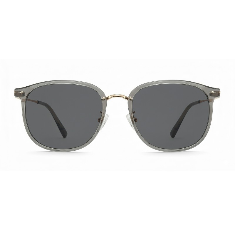 Square Gray Eyeglasses