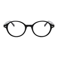 Oval Black Eyeglasses