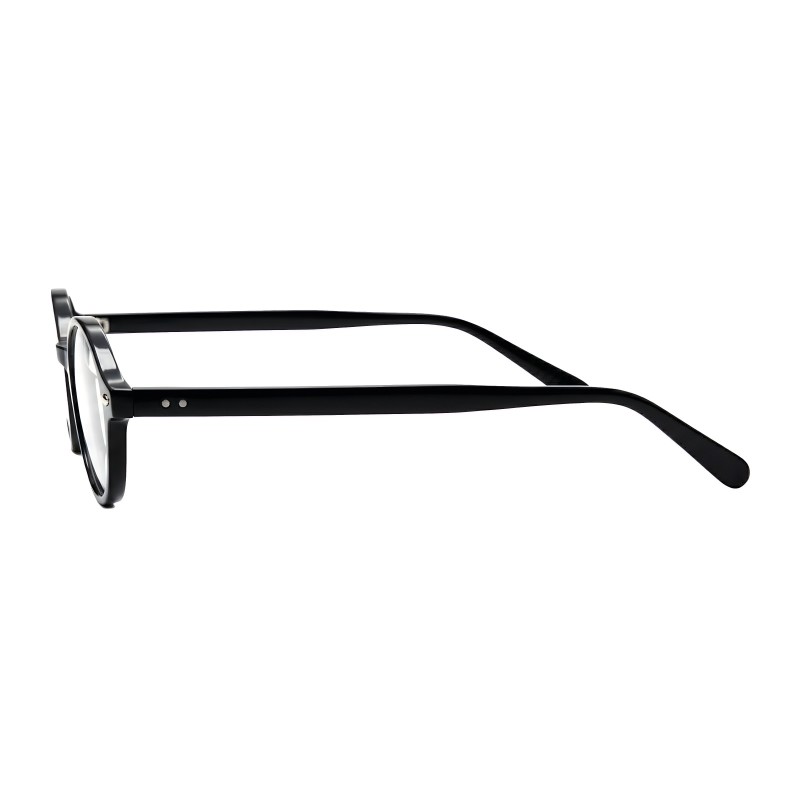 Oval Black Eyeglasses