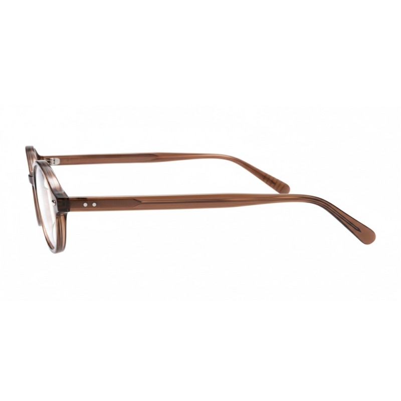Oval Brown Eyeglasses