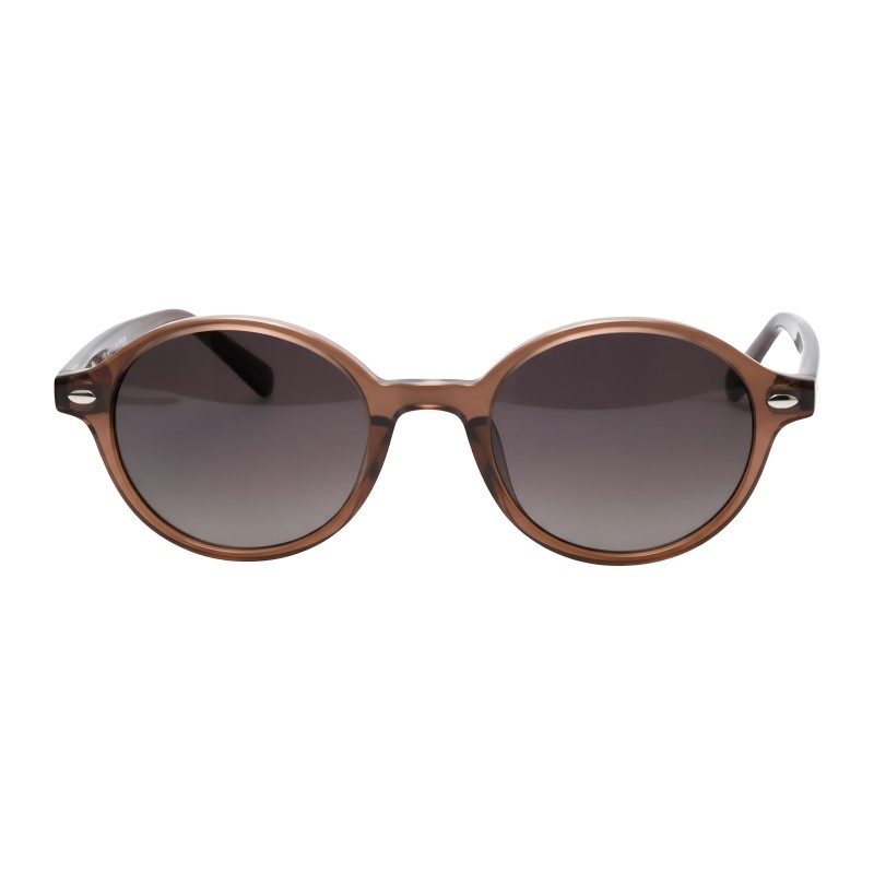 Oval Brown Eyeglasses