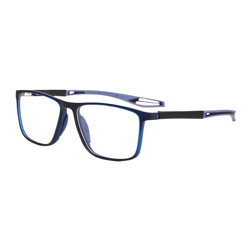 Square Blue Eyeglasses