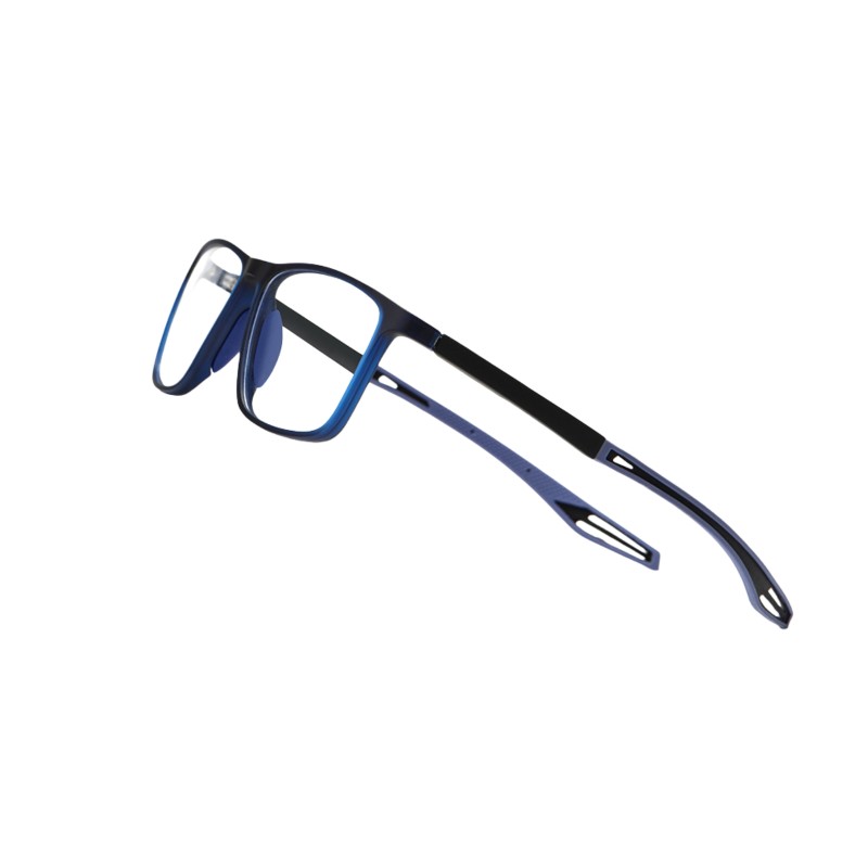 Square Blue Eyeglasses