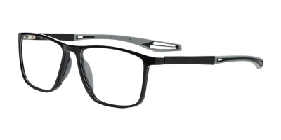 Square Black/Gray Eyeglasses