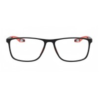 Square Black/Red Eyeglasses