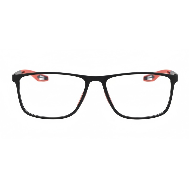 Square Black/Red Eyeglasses