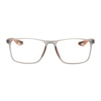 Square Gray Brown Eyeglasses