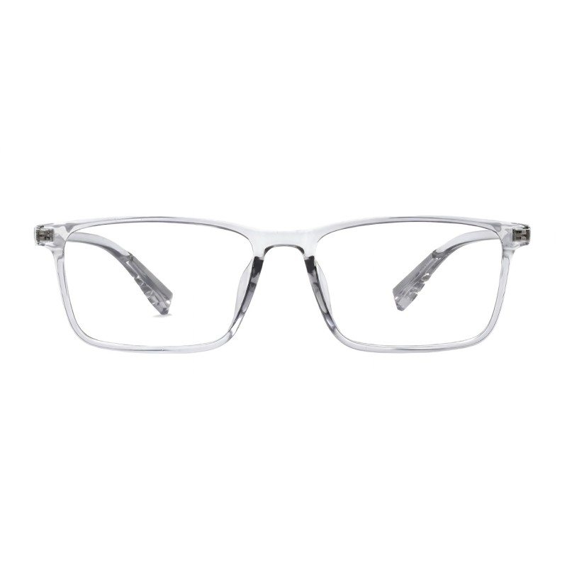 Rectangle Gray Eyeglasses