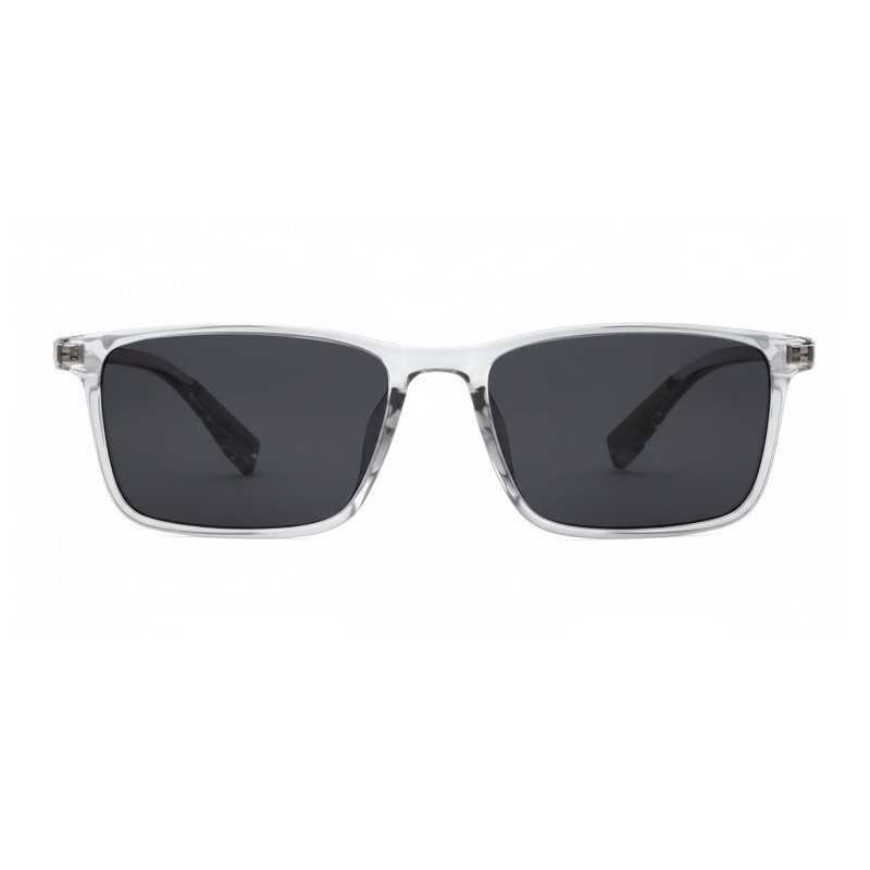 Rectangle Gray Eyeglasses