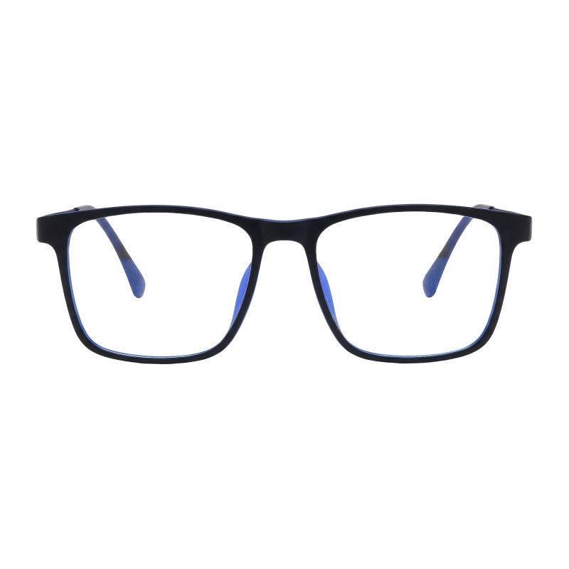 Square Black/Blue Eyeglasses