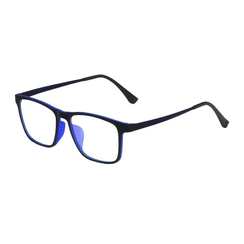 Square Black/Blue Eyeglasses
