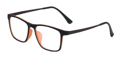 Felix Black Orange Square Prescription Glasses