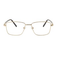 Square Golden Eyeglasses