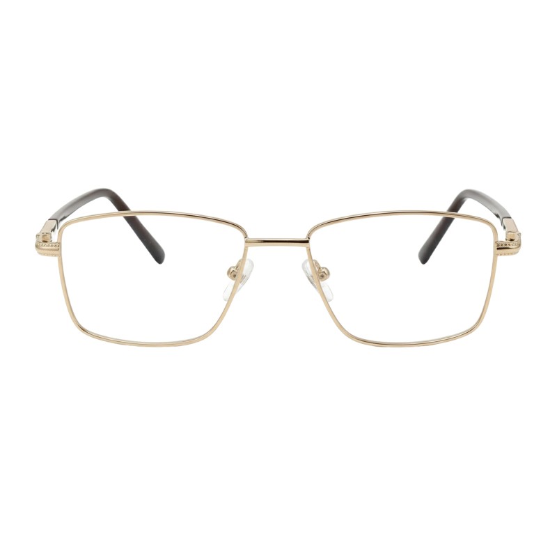 Square Golden Eyeglasses