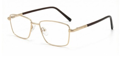 Square Golden Eyeglasses