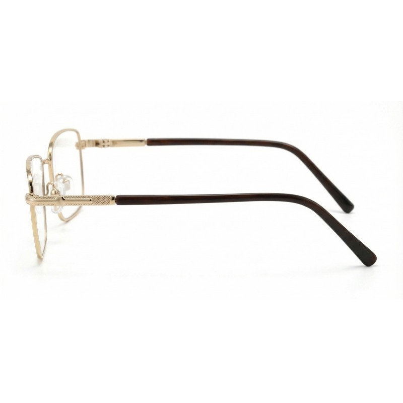 Square Golden Eyeglasses